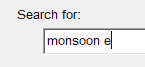 Search for borrower called E Monsoon