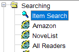 Item Search selected in the navigation bar