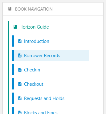 Links to sections in this guide